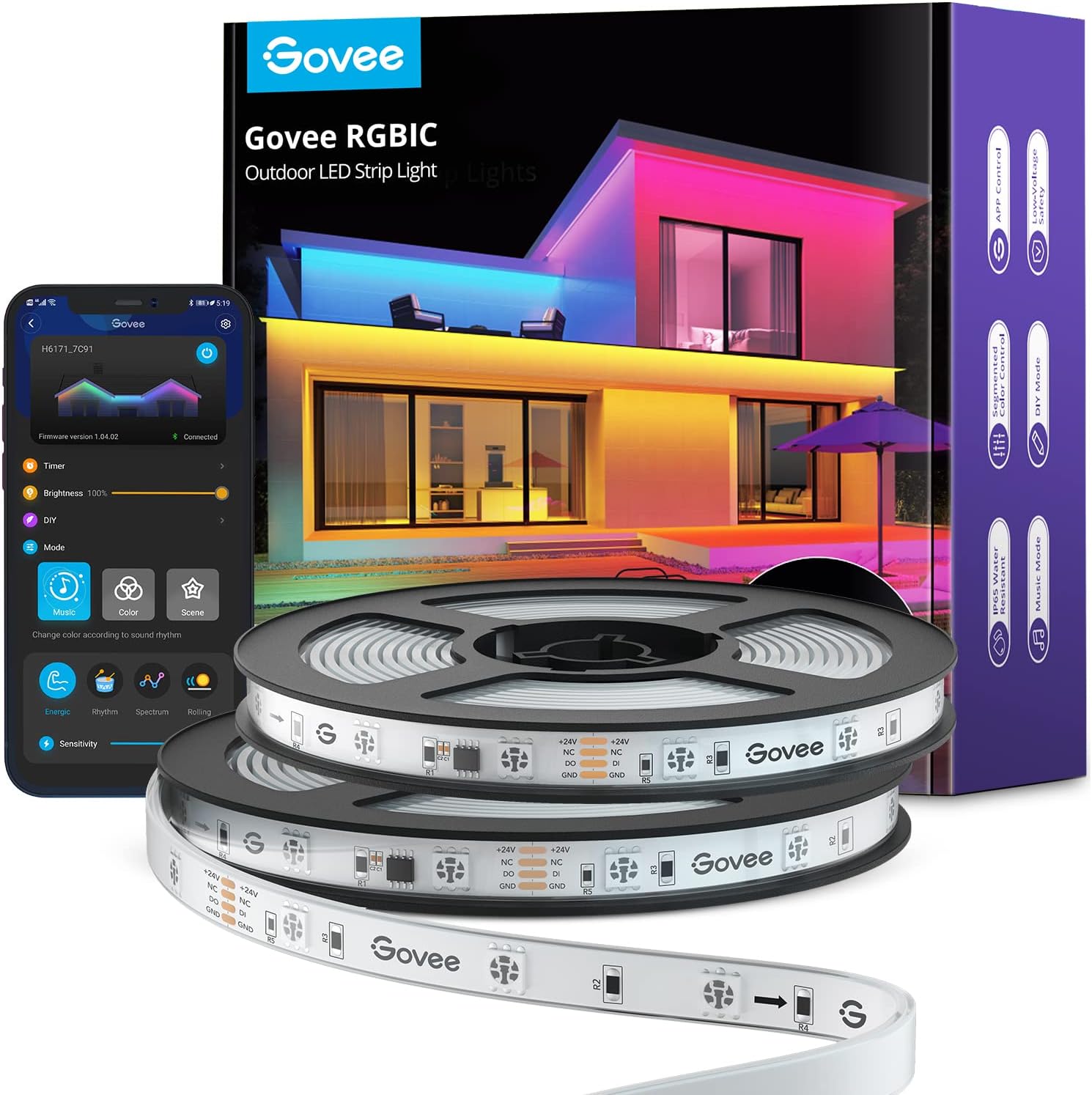 Govee wifi outdoor led strip lights