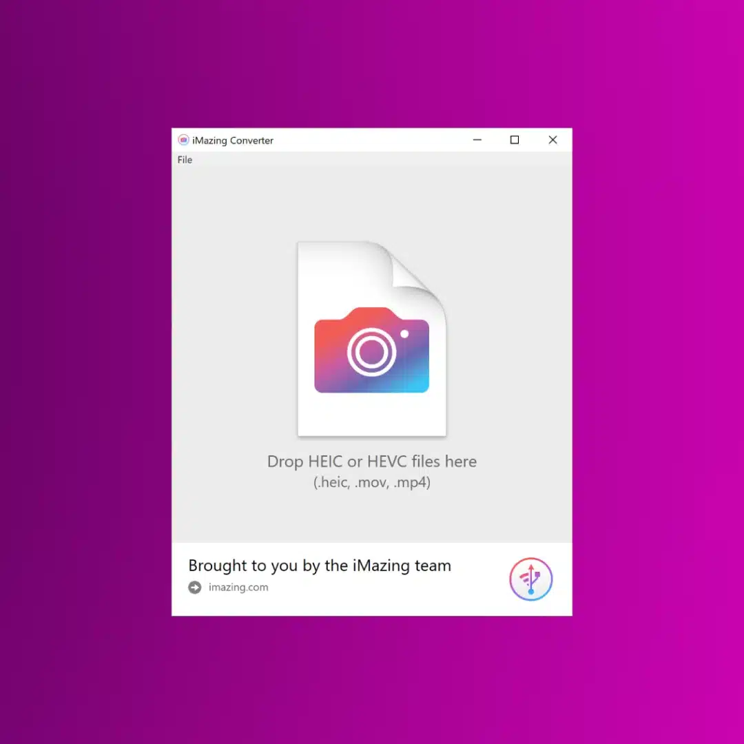 Imazing converter for heic and hevc