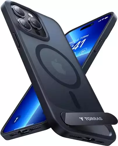 Torras pstand iphone 15 pro case with stand