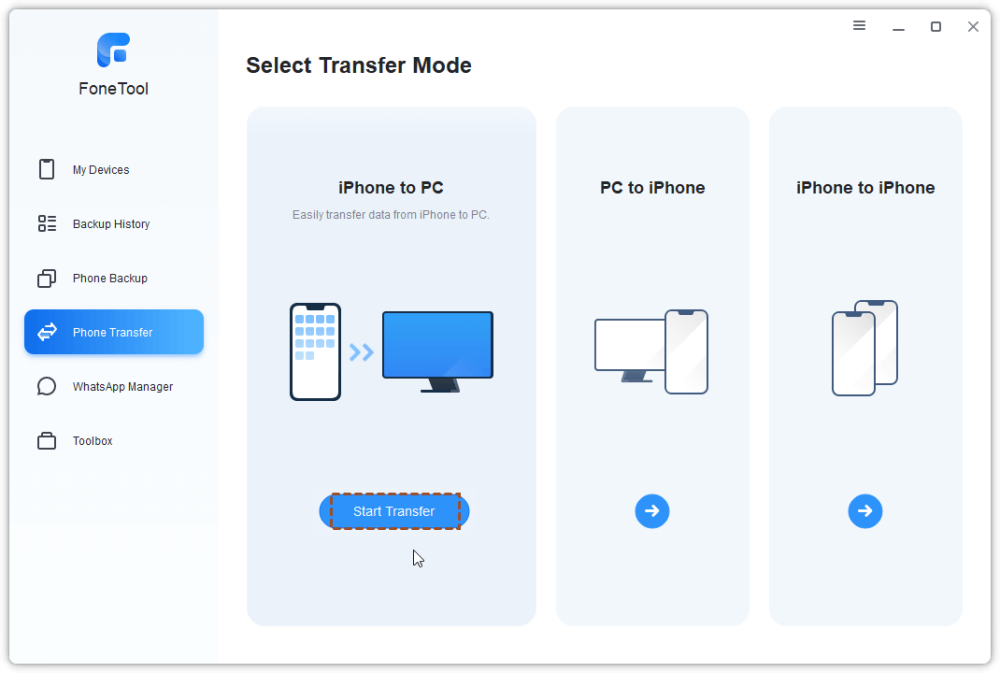 Transferir para computador