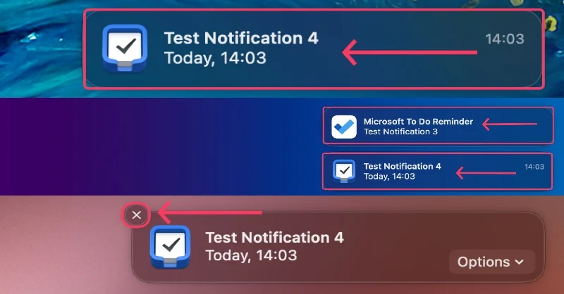 clear individual notifications