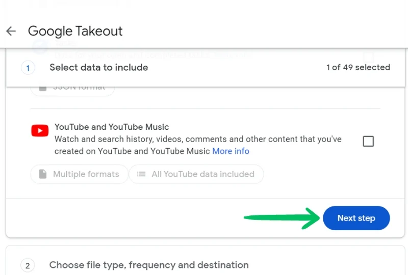 merging google photos accounts by using google takeout 3 