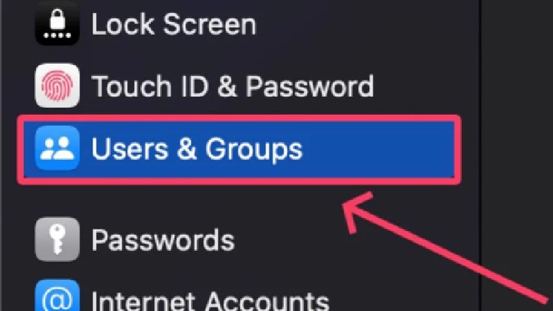 users and groups