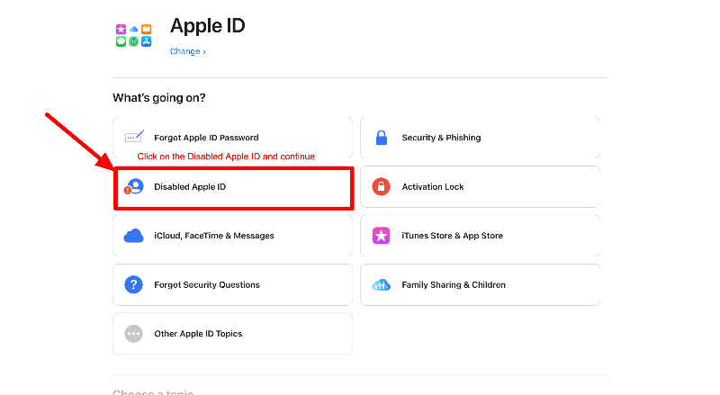 apple id customer support
