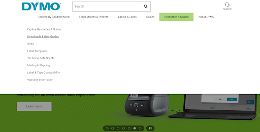 Dymo - Downloads and User Guides