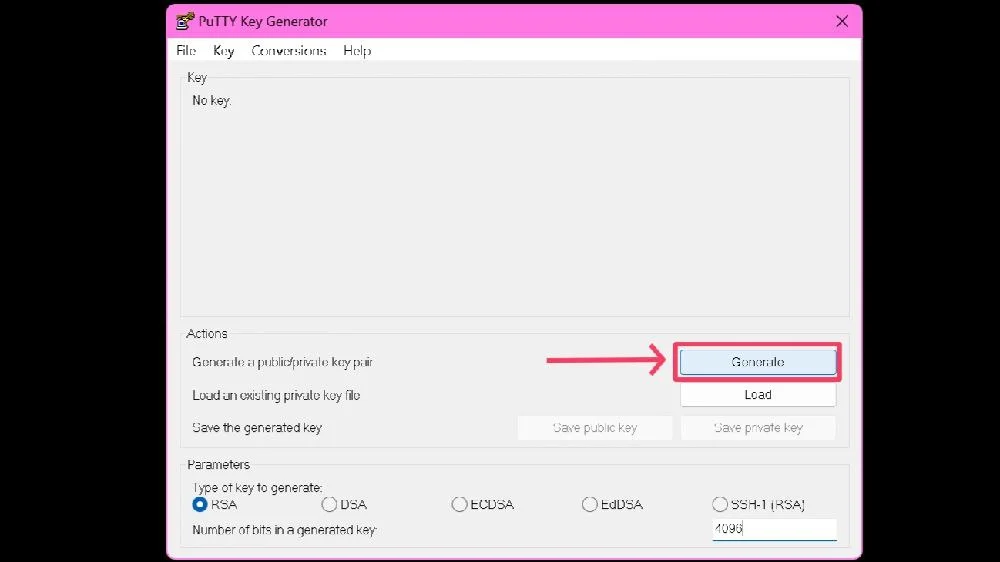 generate ssh keys