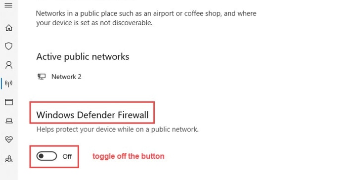 Windows Defender Firewall