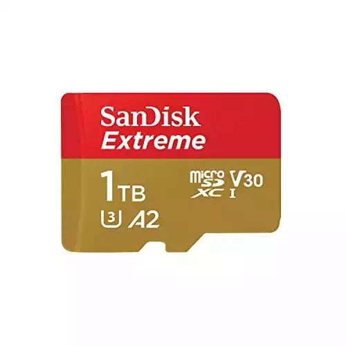 Sandisk 1tb extreme microsdxc uhs-i memory card