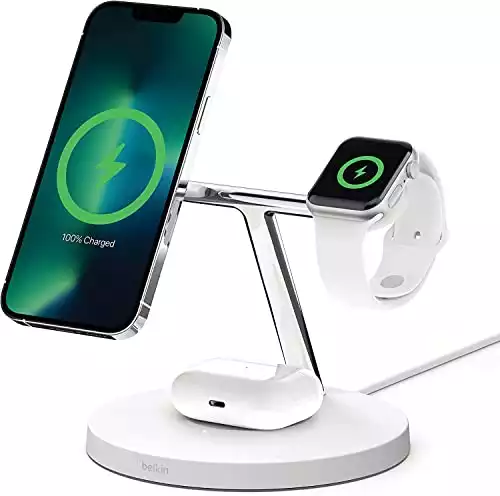 Belkin boostcharge pro 3-in-1 magsafe wireless charger