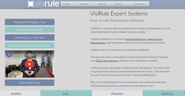 VisiRule 전문가 시스템