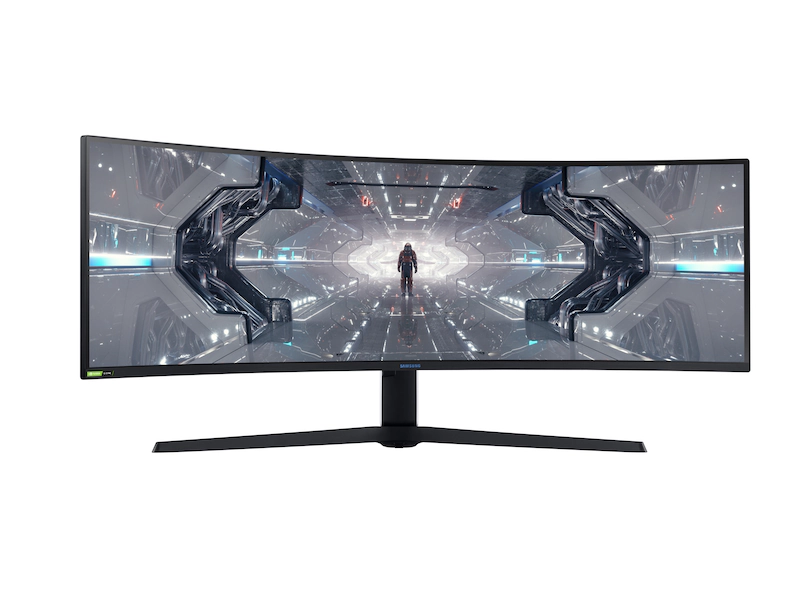 Samsung 49” odyssey g9 screen, qled, dual qhd display