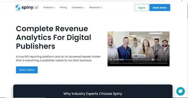 Spiny.ai software para pequenas empresas