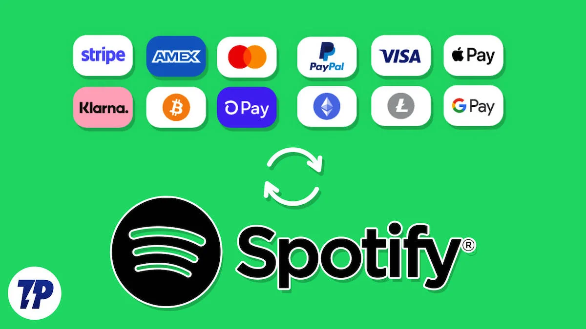how to change payment method on spotify