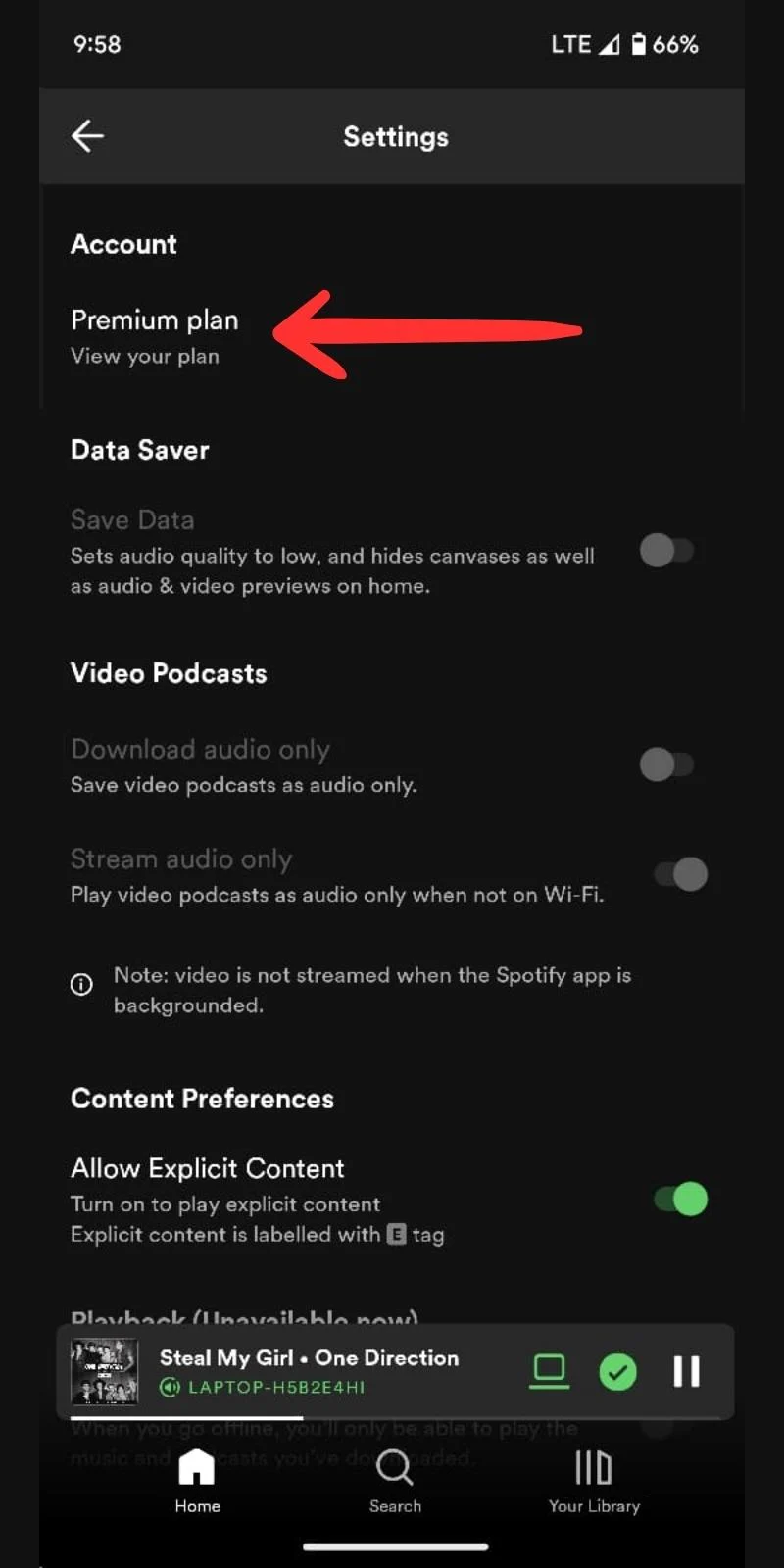 change spotify payment method on smartphone 3