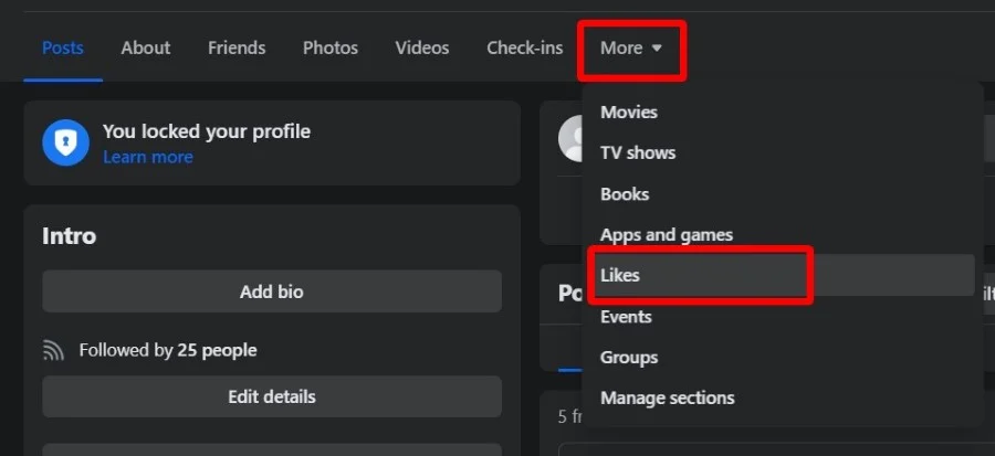 how to hide facebook likes?