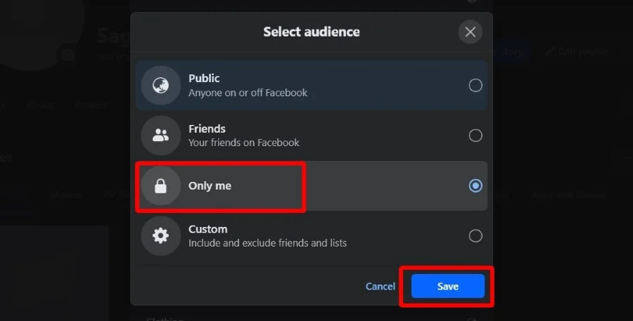 how to hide facebook likes?