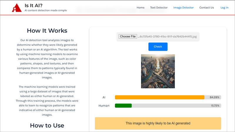 ai generated image detection