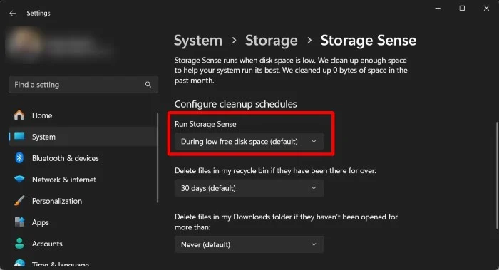 how to autodelete old files on windows 11?