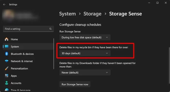 how to autodelete old files on windows 11?