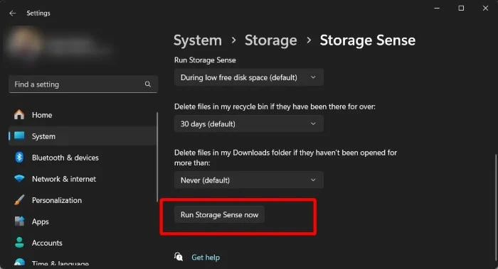 how to autodelete old files on windows 11?