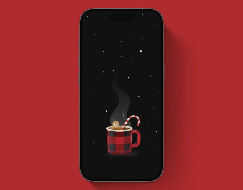 cozy holiday mug wallpaper