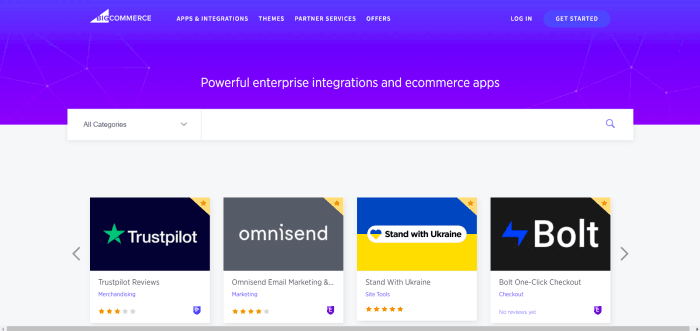 متجر تطبيقات BigCommerce