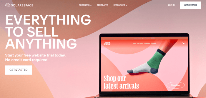 e-commerce w Squarespace