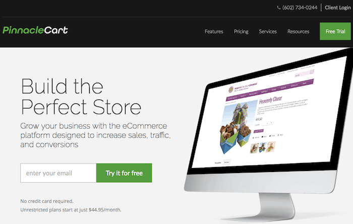 PinnacleCart adalah alternatif dari Shopify