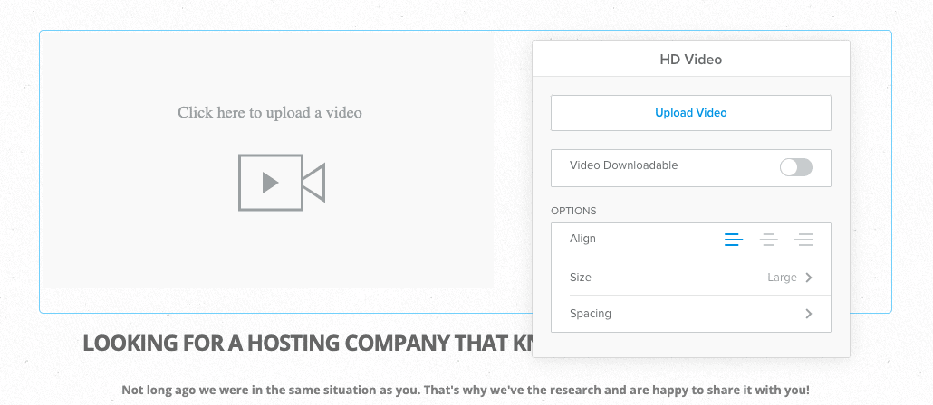 téléchargements de vidéos Weebly