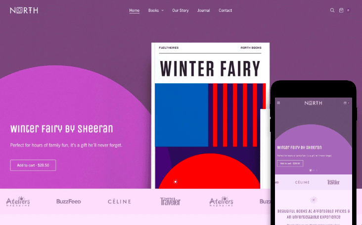 tema del libro Shopify