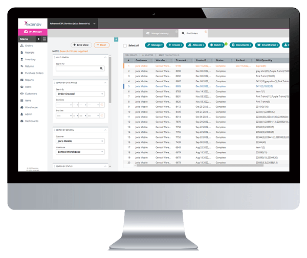 Skubana or Extensiv Inventory Management Software