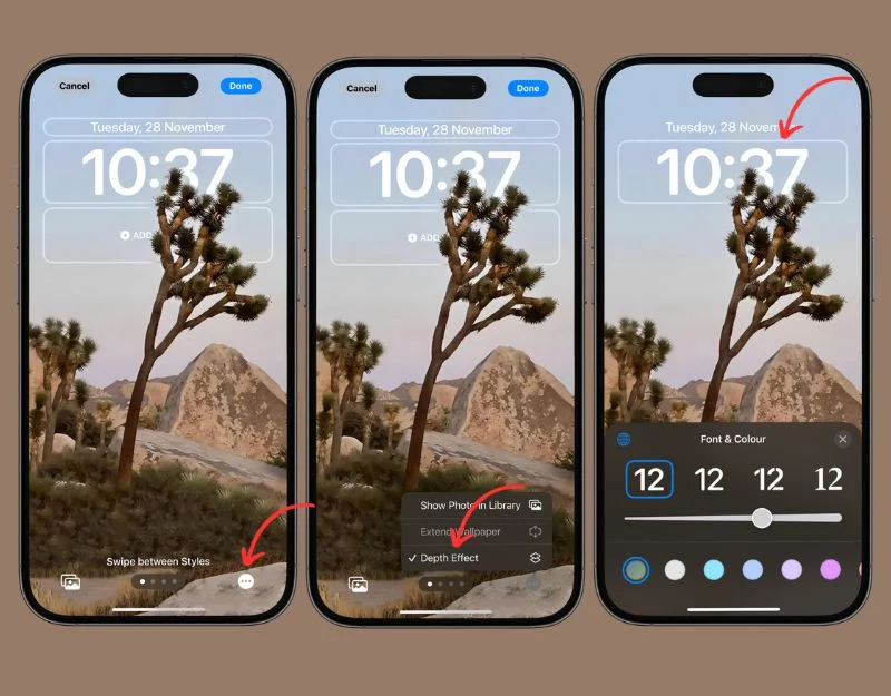 how to enable depth effect wallpaper for the iphone