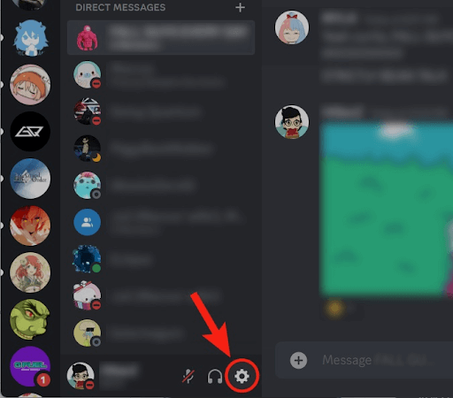 select the Discord Settings option