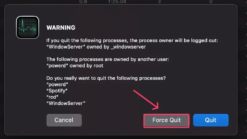 force quit apps