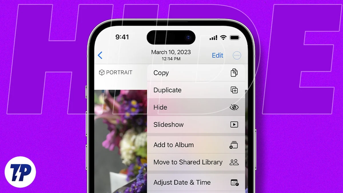 hide photos and videos on iphone and android