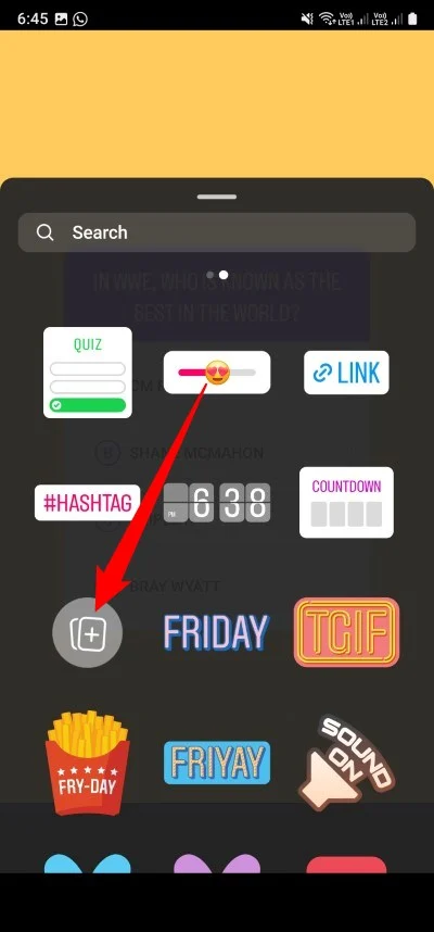 how to add and customize instagram quiz sticker?