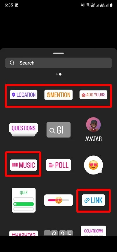 how to add and customize instagram quiz sticker?