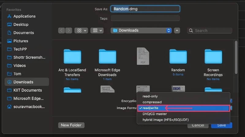 change file type to read/write