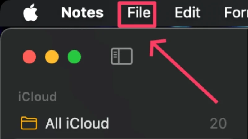 file icon in status bar