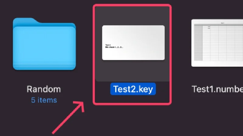 open supported keynote file