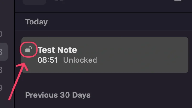 locked note icon