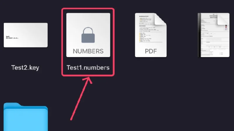 password-protected numbers file