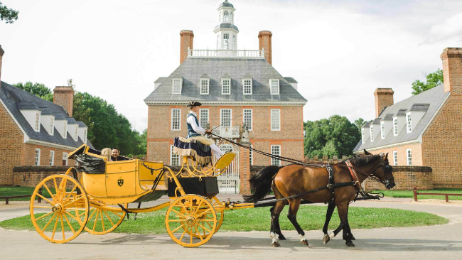 Storia vivente alla Williamsburg coloniale