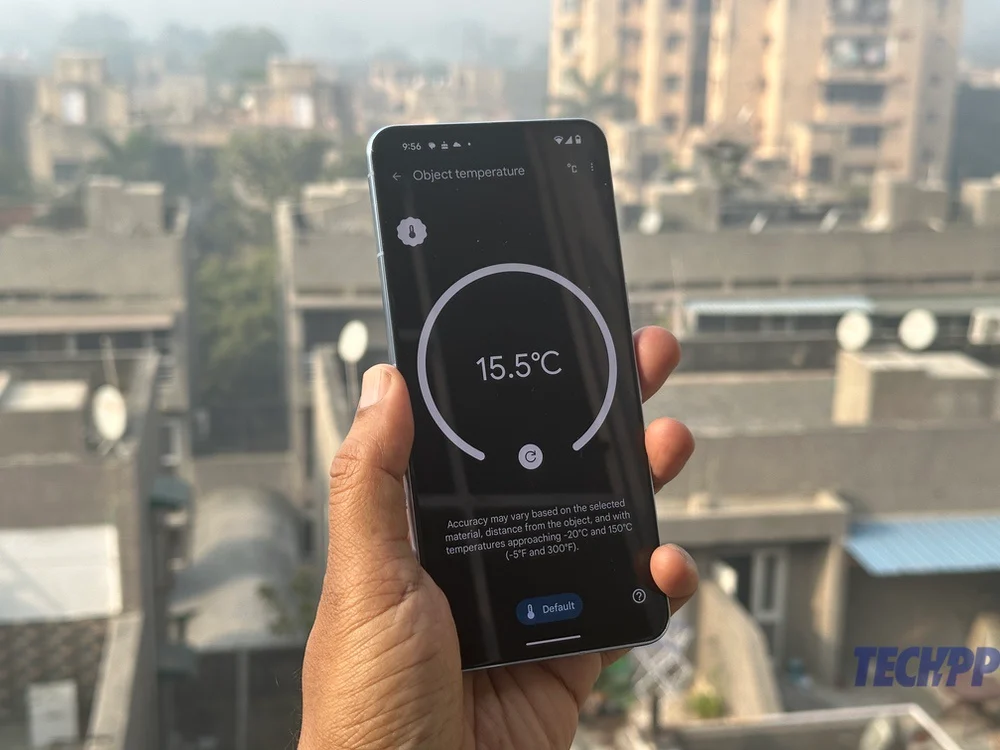 how to use pixel 8 pro thermometer