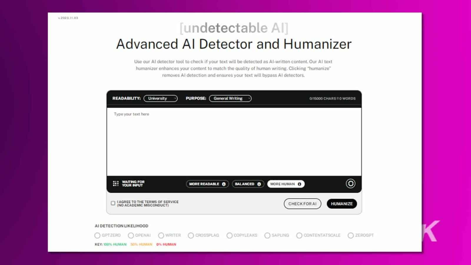 IA indétectable