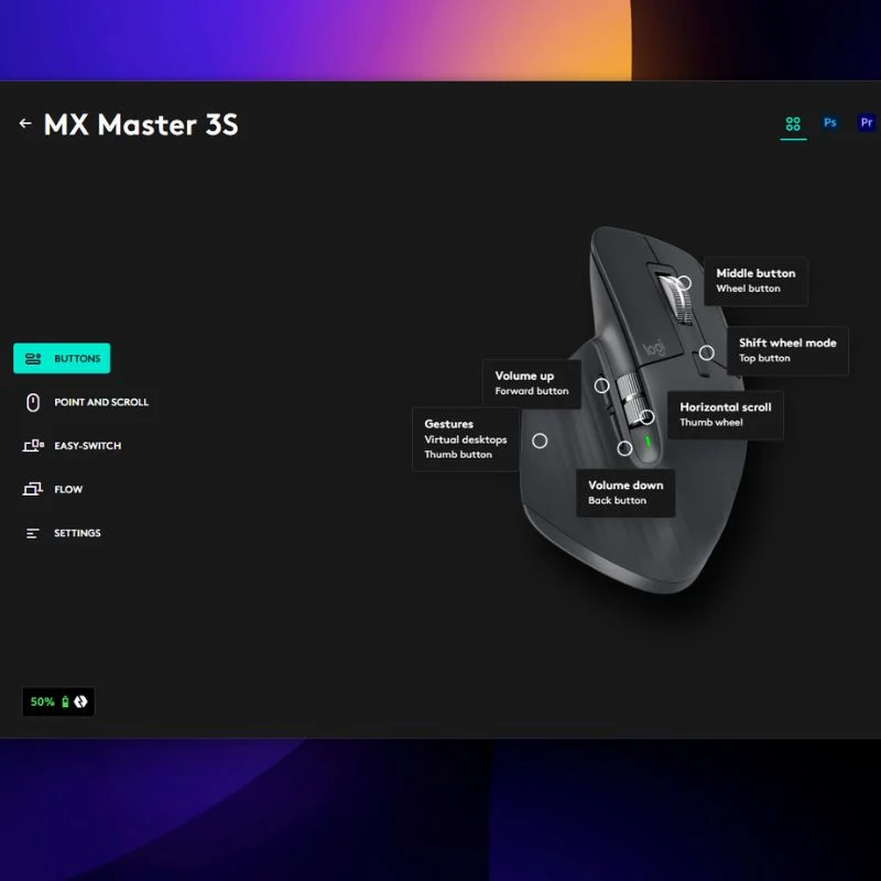 mx master 3s software