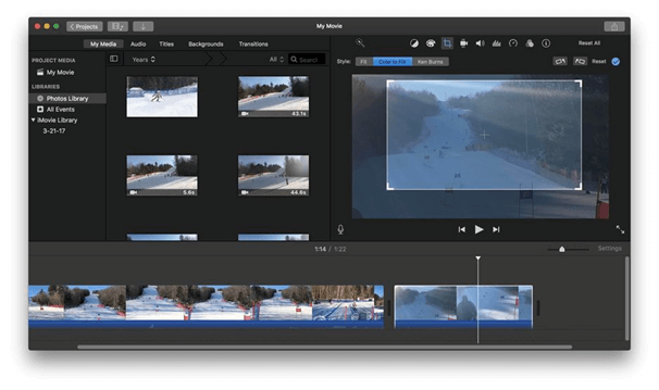 Apple iMovie – Beste Mac-Videobearbeitungssoftware