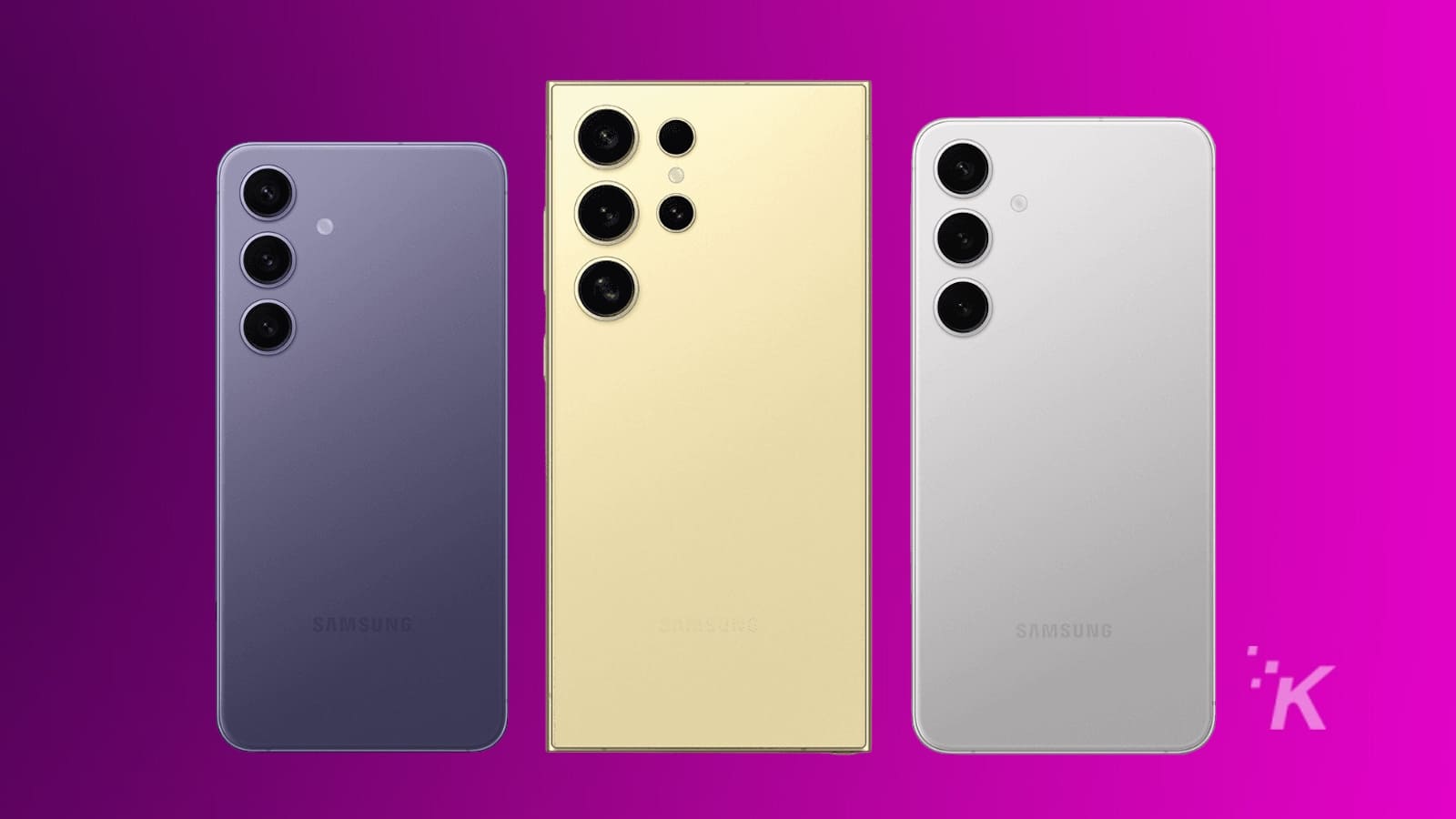 Samsung galaxy s24 serisi renk çeşitleri