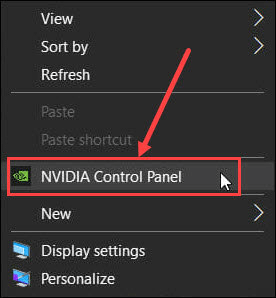 NVIDIA Control Panel