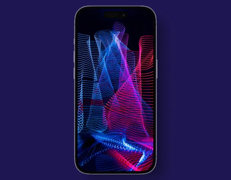 dynamic light trails wallpaper